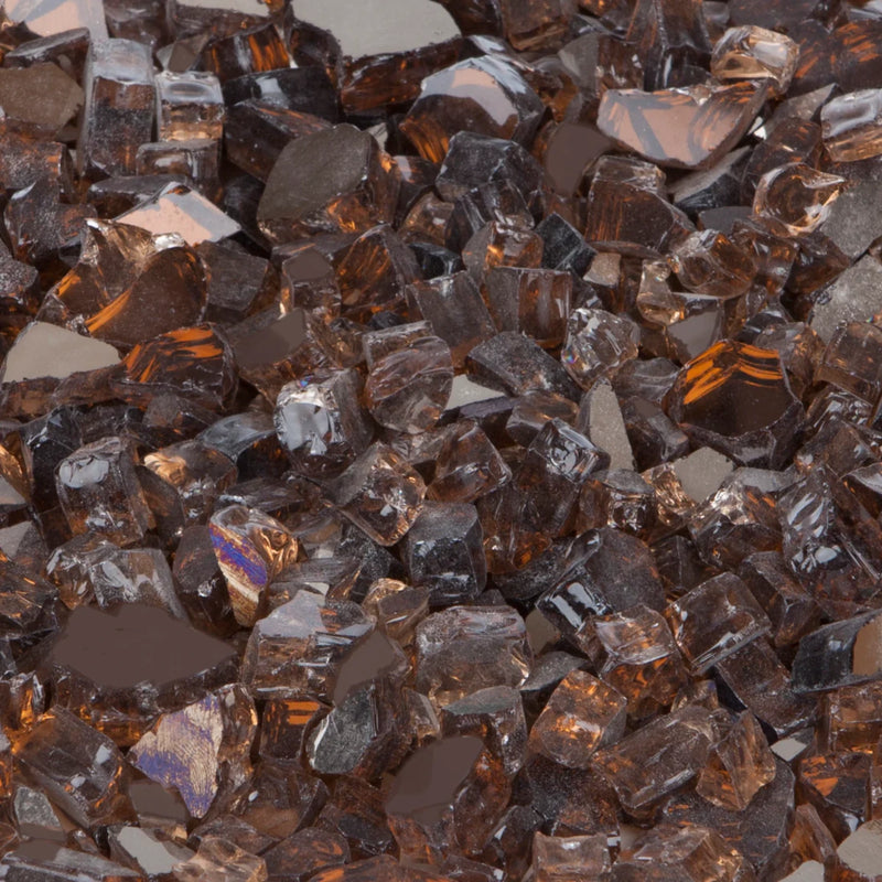 Well Traveled Living Burnt Bronze Reflective Fire Glass | GW STORE