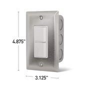 Infratech Single Duplex Stack Switch for Indoor Use | GW STORE