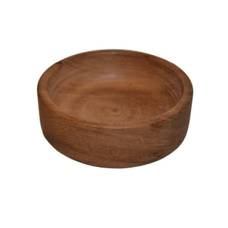 CDF Small 6-Inch Handmade Carob Bowl | GW STORE