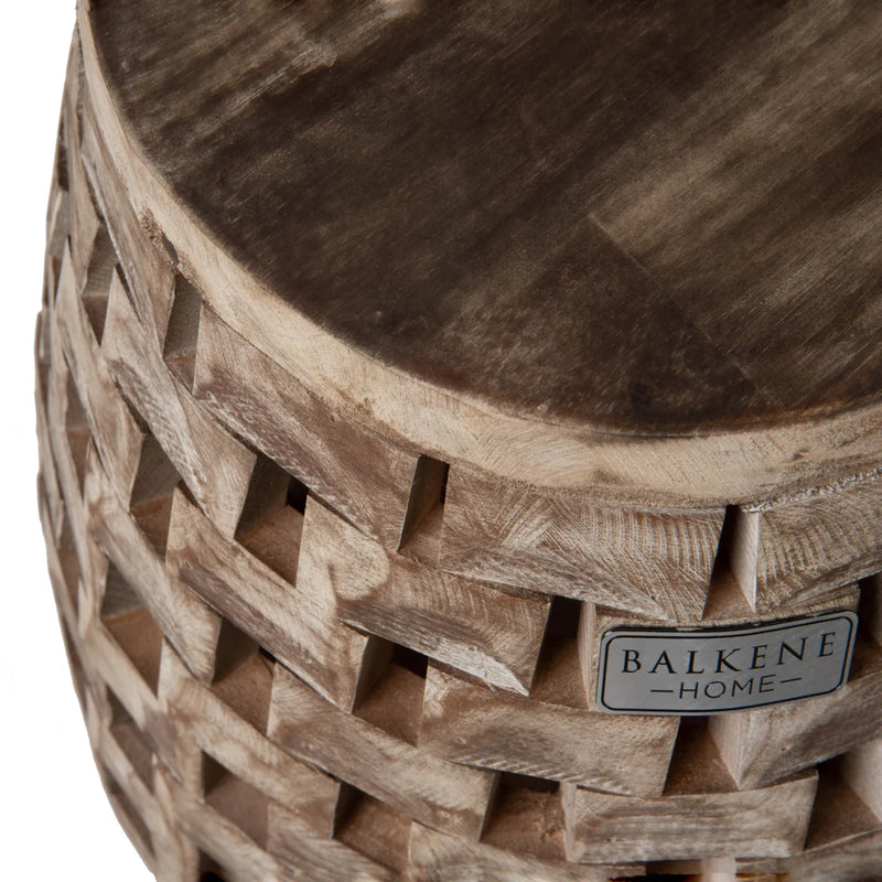 Well Traveled Living Maya Oval Garden Stool | GW STORE