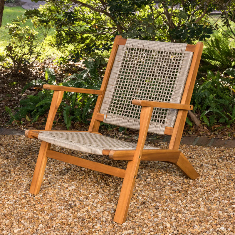 Well Traveled Living Vega Natural Stain Outdoor Chair | GW STORE