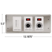 Infratech 2-Zone Analog Controller w/ Digital Timer | GW STORE
