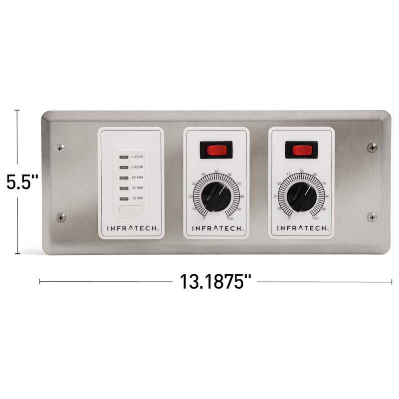 Infratech 2-Zone Analog Controller w/ Digital Timer | GW STORE