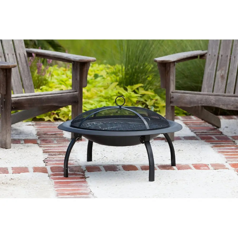 Well Traveled Living 29-Inch Folding Fire Pit | GW STORE