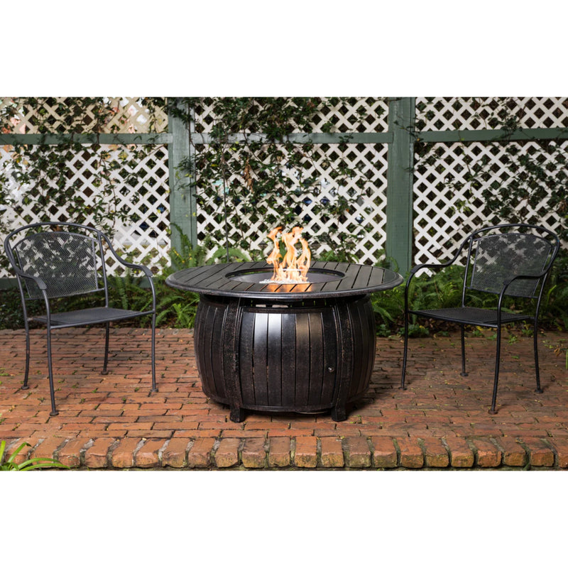 Well Traveled Living Grand Cooper Aluminum Round Propane Fire Pit | GW STORE