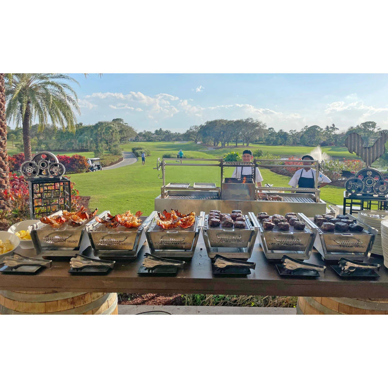 Tagwood BBQ07SS Stainless Steel Table Top Warming Brazier | GW STORE