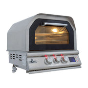 Blaze Premium LTE+ 26-Inch Built-In Gas Outdoor Pizza Oven with Bluetooth Probes & Rotisserie | GW STORE