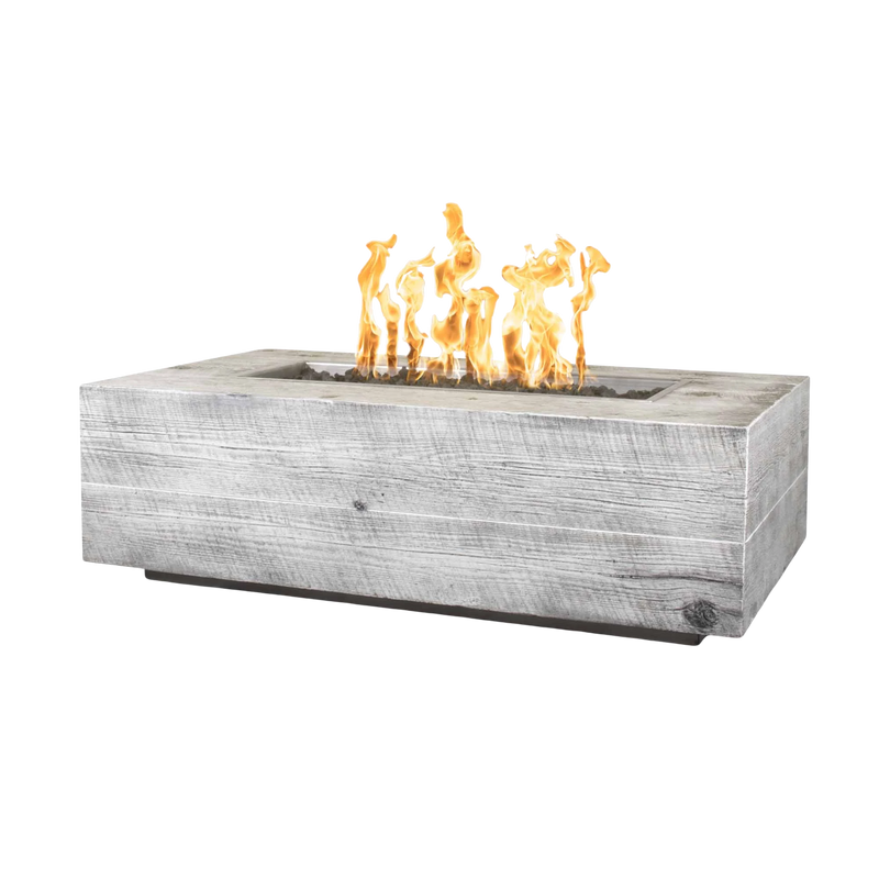 The Outdoor Plus Coronado Woodgrain Propane Gas Fire Pit | GW STORE