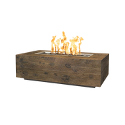 The Outdoor Plus Coronado Woodgrain Propane Gas Fire Pit | GW STORE