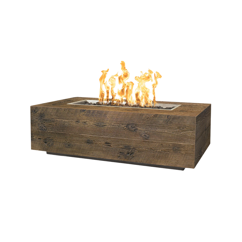 The Outdoor Plus Coronado Woodgrain Propane Gas Fire Pit | GW STORE