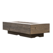 The Outdoor Plus Coronado Woodgrain Propane Gas Fire Pit | GW STORE