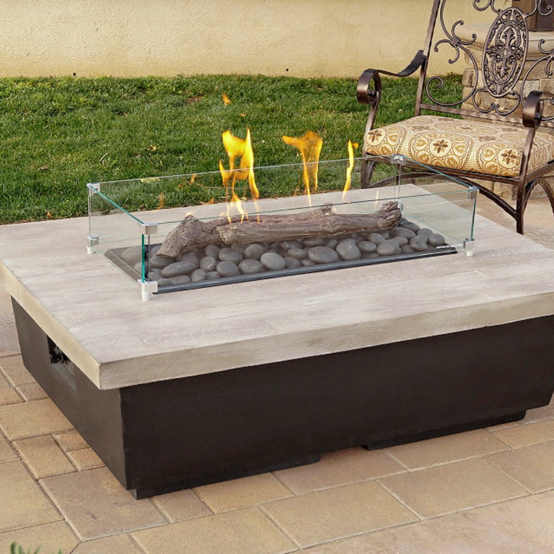 American Fyre Desings Contempo Rectangle Firetable | GW STORE