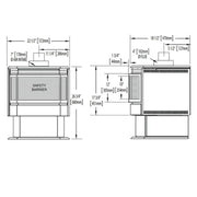 Haliburton™ Direct Vent Stove Natural Gas | GW STORE