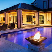 The Outdoor Plus Maya Propane Gas Concrete Fire Bowl | GW STORE