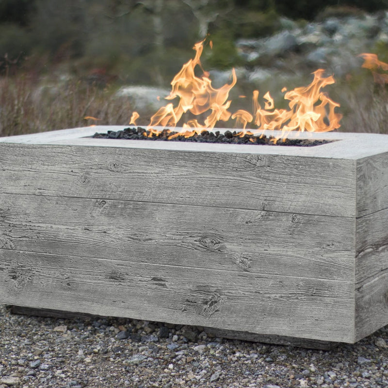 The Outdoor Plus Catalina Propane Gas Woodgrain Fire Pit | GW STORE