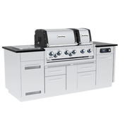 Broil King Outdoor Kitchen w/ Imperial QS 690i Gas Grill | GW STORE