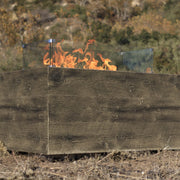 The Outdoor Plus Catalina Propane Gas Woodgrain Fire Pit | GW STORE