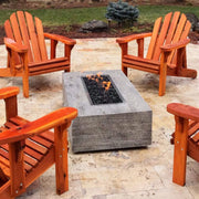 The Outdoor Plus Coronado Woodgrain Propane Gas Fire Pit | GW STORE