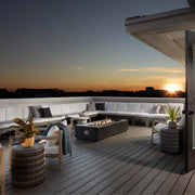 American Fyre Designs Louvre Rectangle Fire Pit | GW STORE