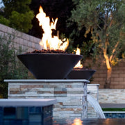 The Outdoor Plus Cazo Concrete Natural Gas Fire Bowl | GW STORE