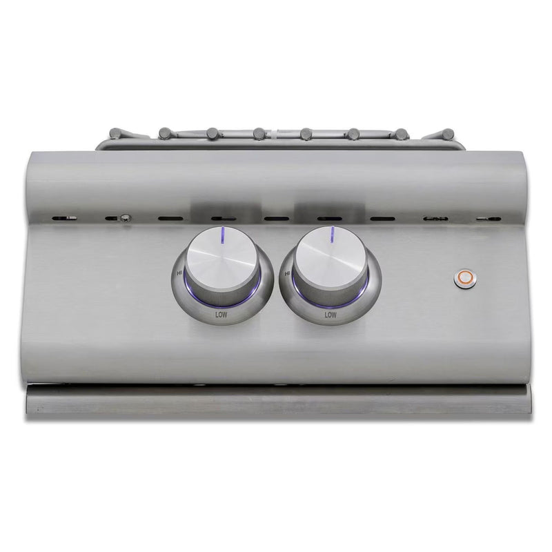 Blaze Premium LTE+ Built-In Gas Power Burner w/ Wok Ring & Stainless Steel Lid | GW STORE