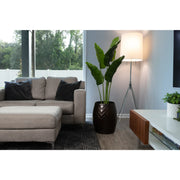 Well Traveled Living Bronze Finish Braga Metal Stool-Table-Container | GW STORE