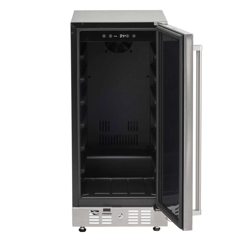 Coyote C115R-S 15-Inch 3 Cu. Ft. Built-In Refrigerator | GW STORE