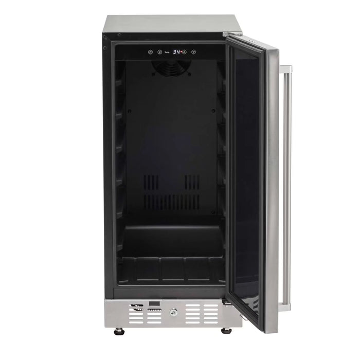 Coyote C115R-S 15-Inch 3 Cu. Ft. Built-In Refrigerator | GW STORE