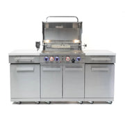 Mont Alpi MA-957RS 6 Ft Propane Outdoor Kitchen Island in Stainless Steel | GW STORE