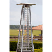 Well Traveled Living Coronado Brushed Bronze Pyramid Flame Propane Patio Heater | GW STORE