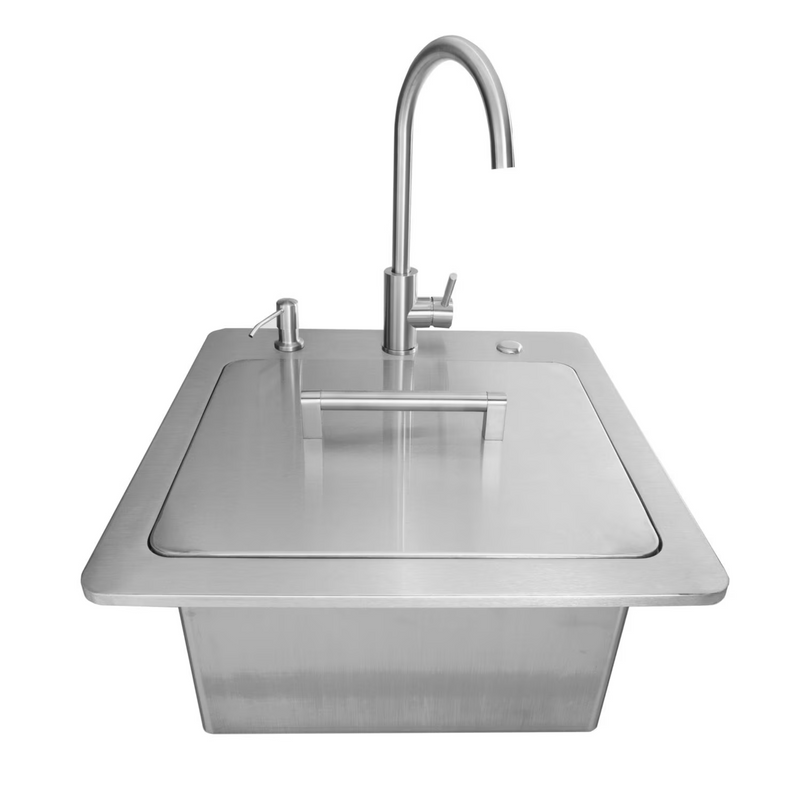 Coyote 21-Inch Sink w/ Drain, Faucet & Soap Dispenser | GW STORE