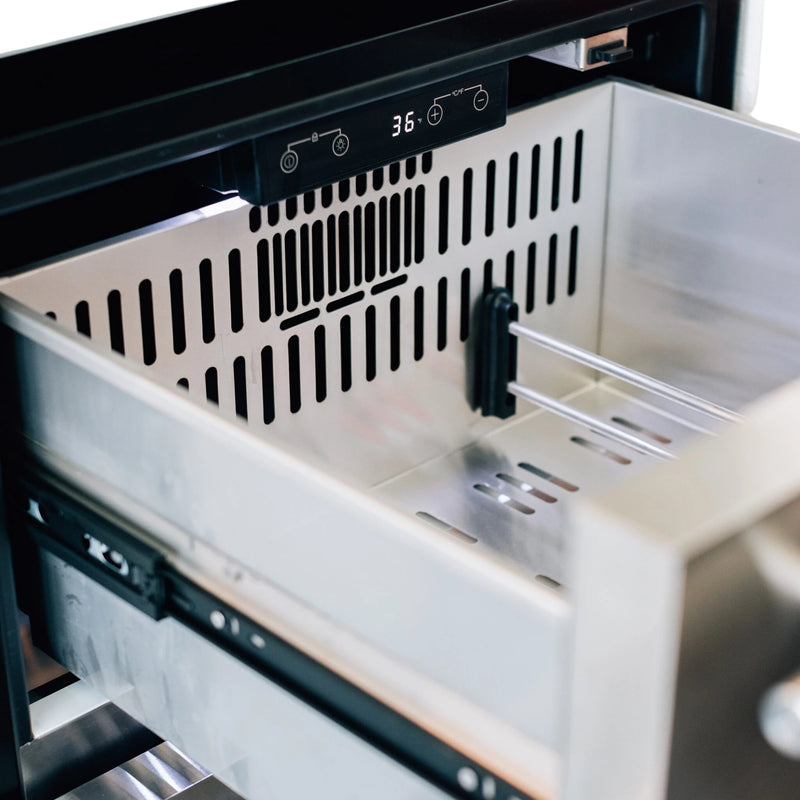 Summerset 24-Inch 5 Cu. Deluxe Outdoor 2-Drawer Refrigerator | GW STORE