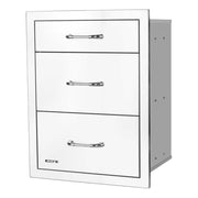 Bull 58120 21-Inch Stainless Steel Triple Access Drawer W/ Reveal | Buy at GW STORE