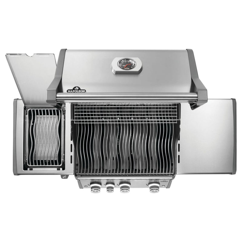 Napoleon Rogue® PRO 425 SIB Stainless Steel Freestanding Gas Grill w/ Infrared Side Burner | GW STORE