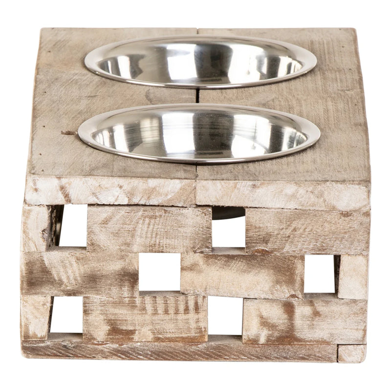 Huntley Pet Berjen Block Small Double Feeder | GW STORE