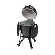 BSTRD Core Large Complete Gloss Graphite Freestanding Kamado Charcoal Grill | GW STORE