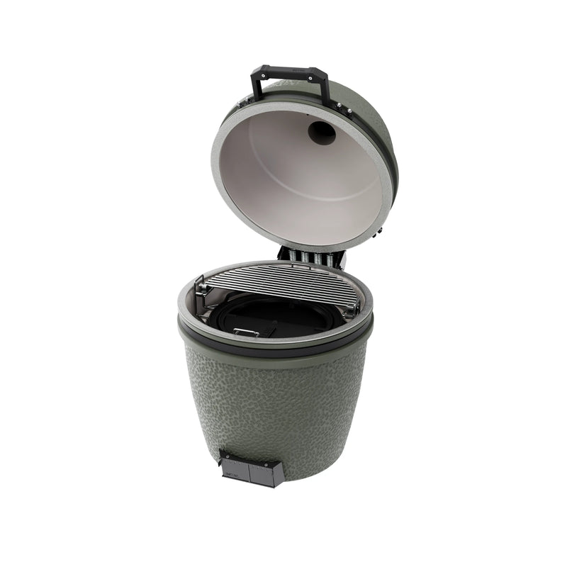 BSTRD Pro Large Solo Alpine Green Built-In Kamado Charcoal Grill | GW STORE