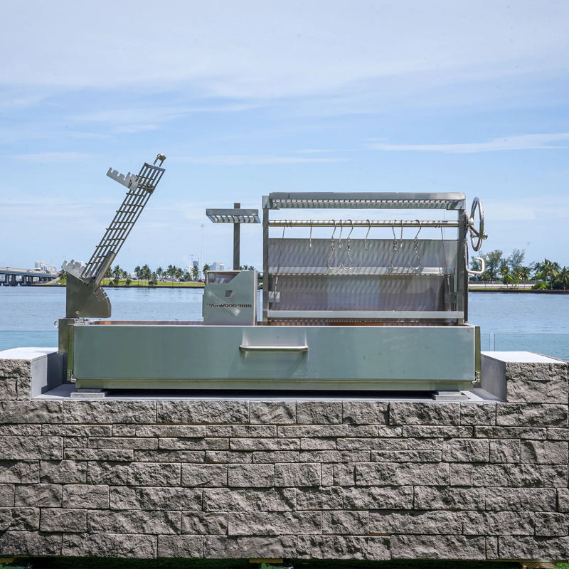 Tagwood BBQ08SS Argentine Santa Maria Wood Fire & Charcoal Gaucho Grill | GW STORE