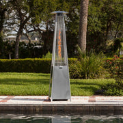 Well Traveled Living Stainless Steel Propane Pyramid Flame Heater | GW STORE