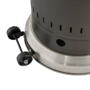 Well Traveled Living Ash & Stainless Steel Finish Propane Gas Patio Heater | GW STORE