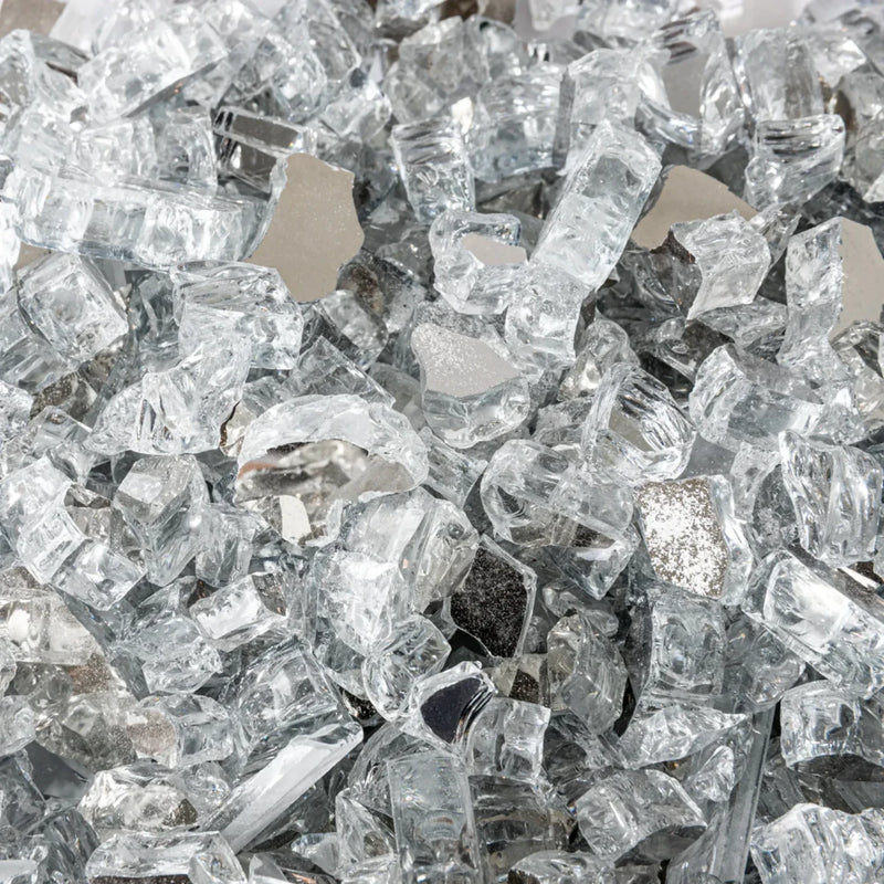 Well Traveled Living Crystal Clear Reflective Fire Glass | GW STORE