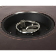 Well Traveled Living Perissa Woven Round Aluminum Propane Fire Pit | GW STORE