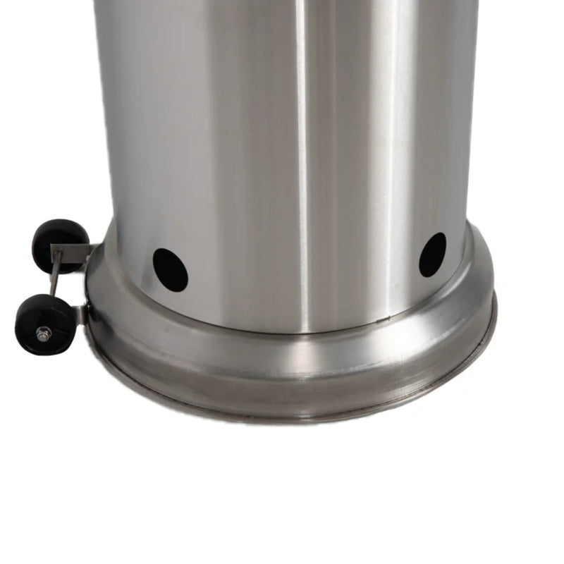 Well Traveled Living Stainless Steel Patio Heater w/ Table | GW STORE