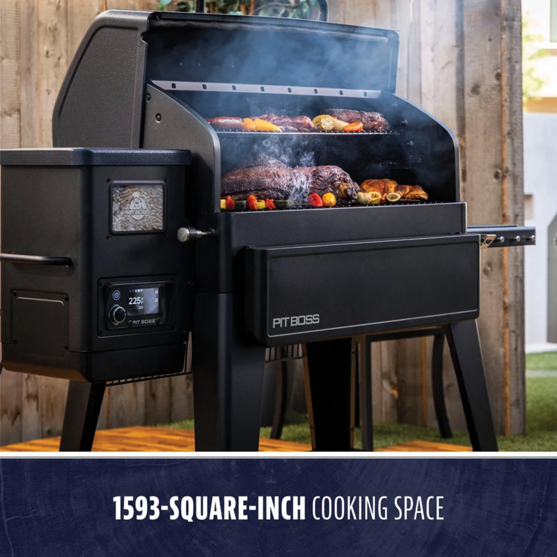 Pit Boss Navigator 1600 Series WiFi & Bluetooth Freestanding Wood Pellet Grill & Smoker | GW STORE