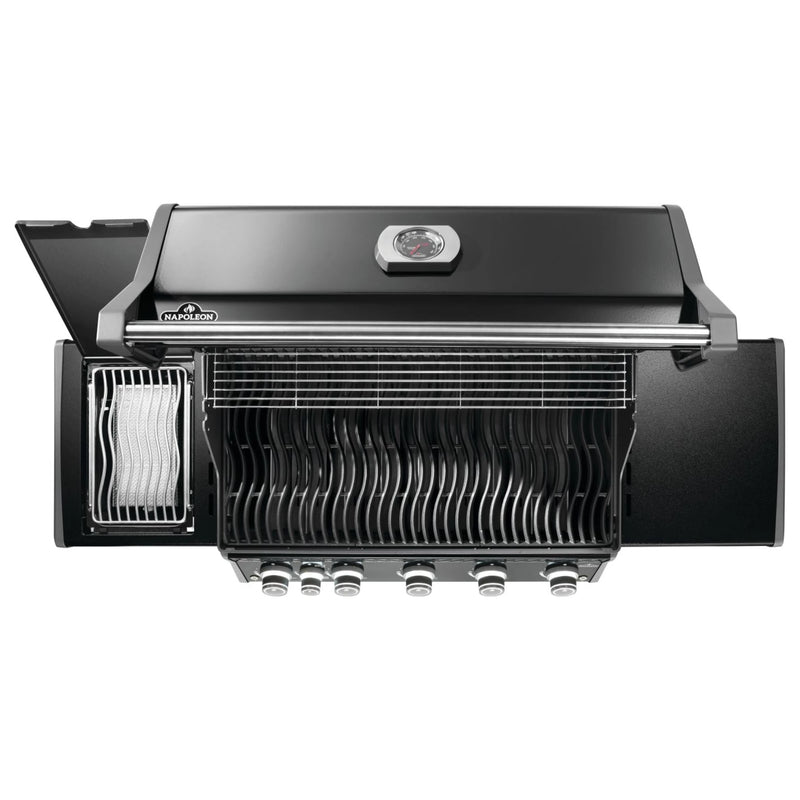 Napoleon Rogue PRO 625 SIB Black Freestanding Gas Grill w/ Infrared Side Burner | GW STORE
