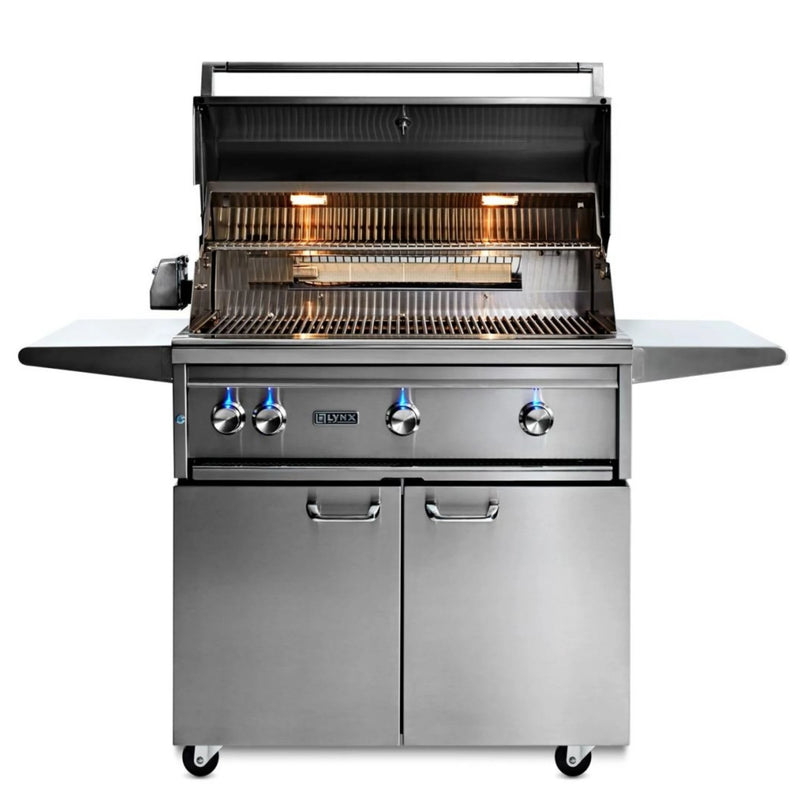 Lynx L36ATRF Professional 36-Inch Freestandingn Gas Grill All Infrared Trident Burners With Rotisserie | GW STORE