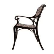 Well Traveled Living Decatur Aluminum Patio Bench in Antique Bronze | GW STORE