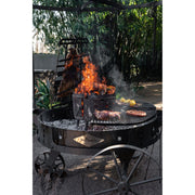 Tromen Duomo Firepit Open Fire Argentine Grill with Trolley | GW STORE