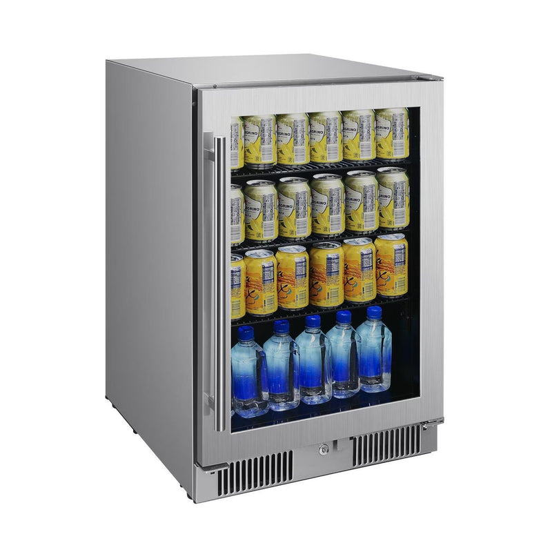 Blaze 20-Inch 4.5 Cu. Ft. Outdoor Rated Beverage Cooler w/ Lock | GW STORE