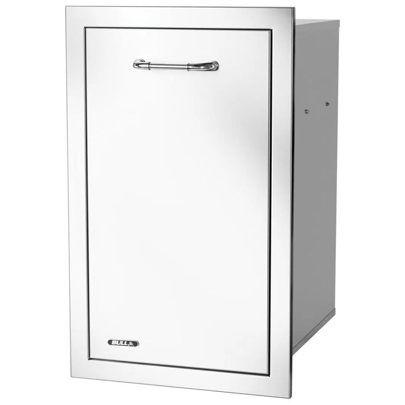 Bull 56960 Slim Stainless Steel 10 Gallon Roll-Out Trash Drawer w/ Reveal | Buy at GW STORE